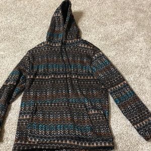 Patterned sweatshirt
